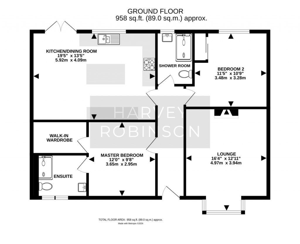 Floorplans For Pringle Way, Little Stukeley, Huntingdon