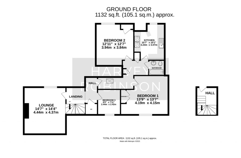 Floorplans For Kingston House, Wistow