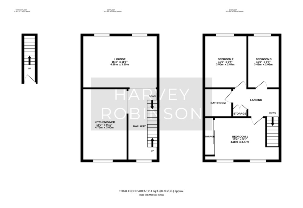 Floorplans For Darwood Court, St Ives