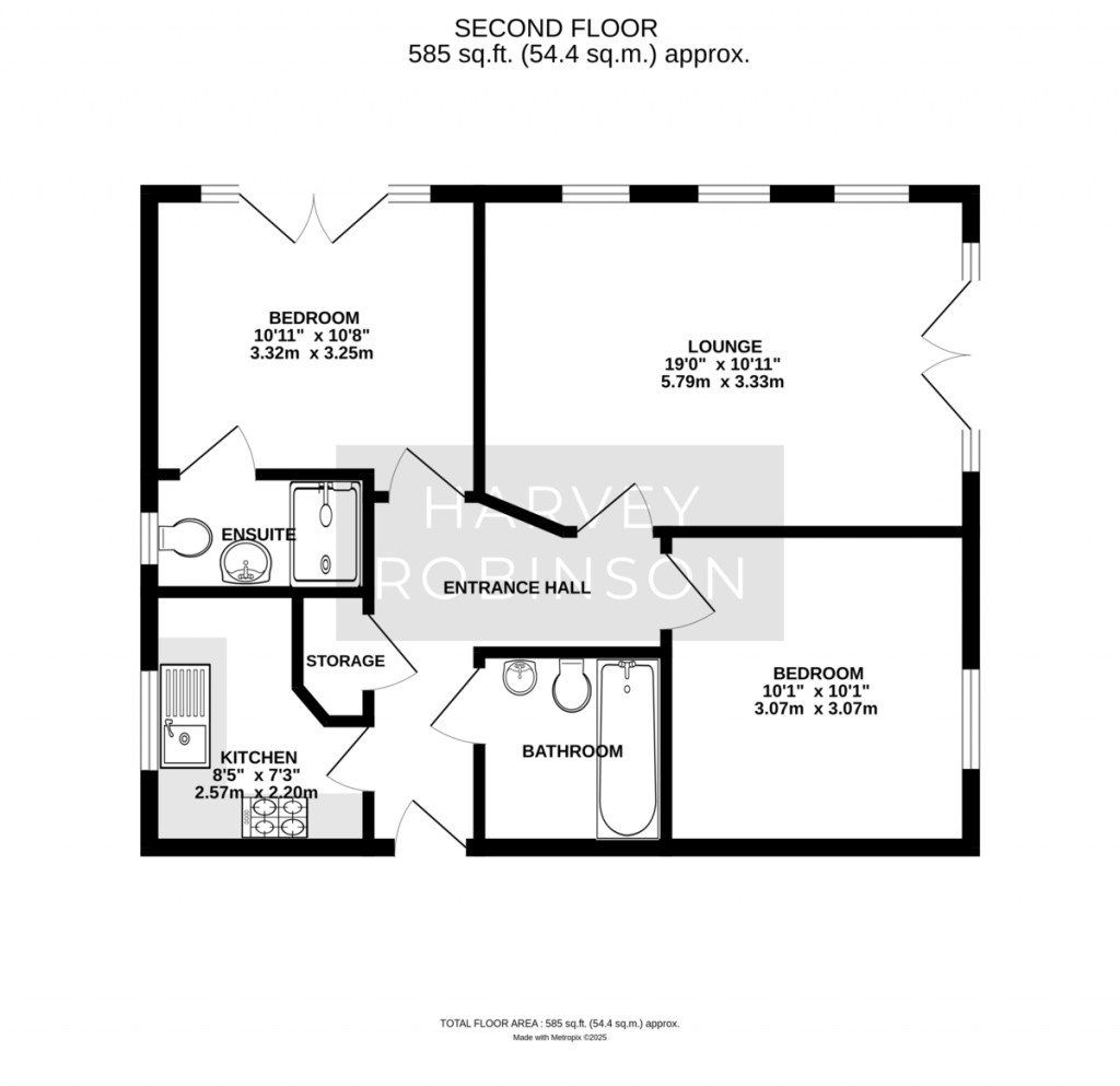 Floorplans For Hawking Drive, Biggleswade