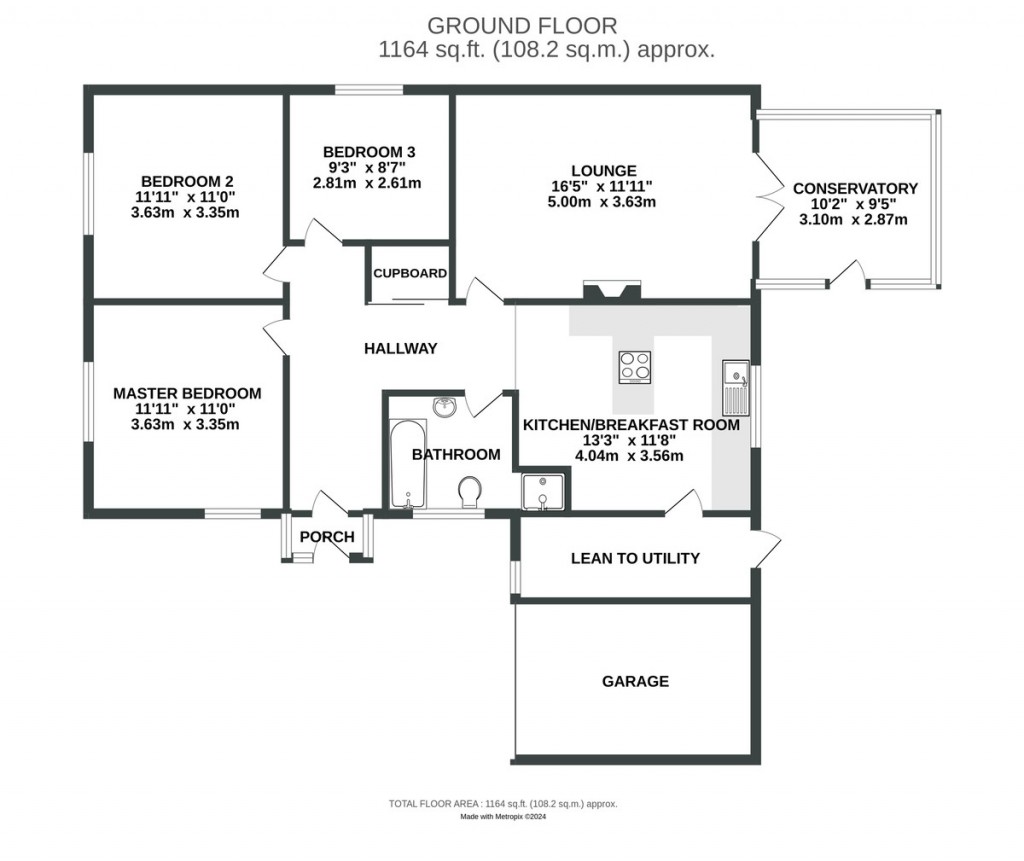 Floorplans For Great Stukeley, Huntingdon