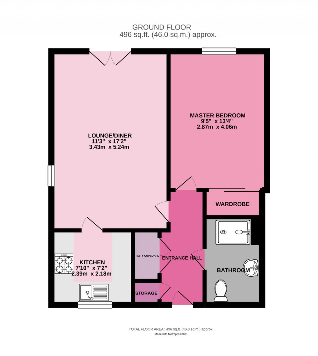 Floorplans For High Street, Huntingdon