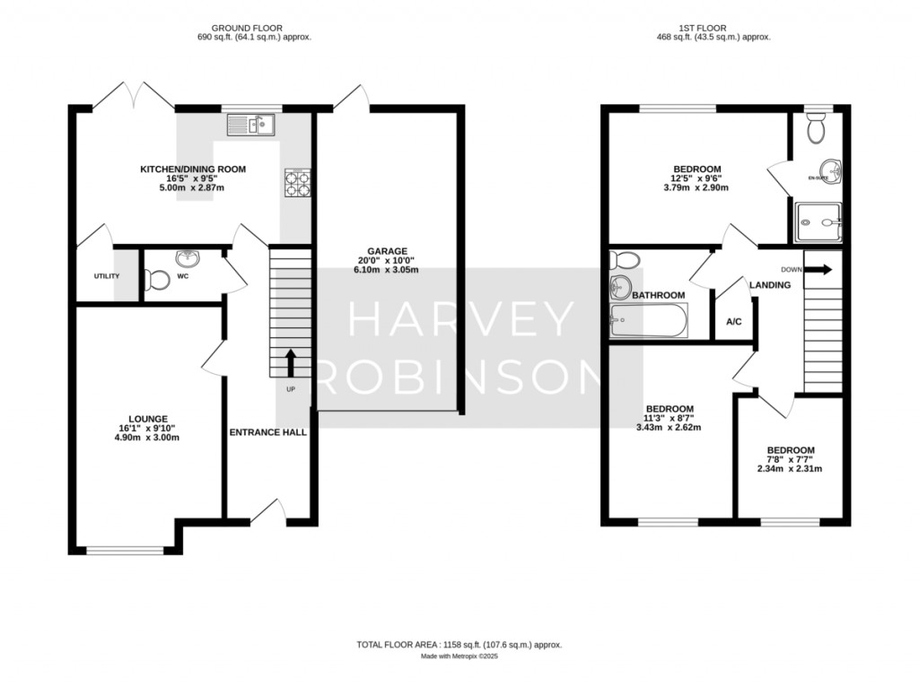 Floorplans For Apollo Gardens, Biggleswade
