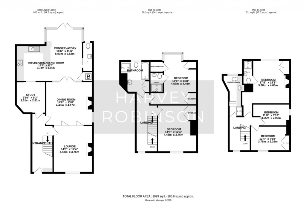 Floorplans For Great North Road, Eaton Socon