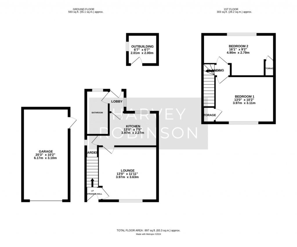 Floorplans For Fen Road, Pidley