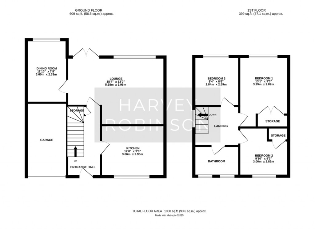 Floorplans For Home Farm Road, Houghton