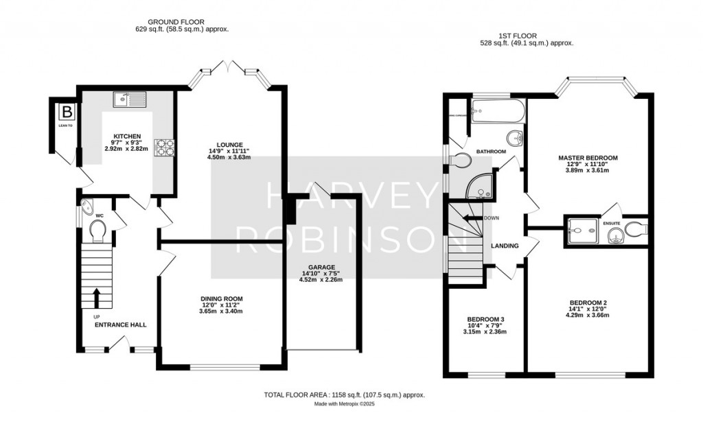 Floorplans For Castle Hill, Huntingdon