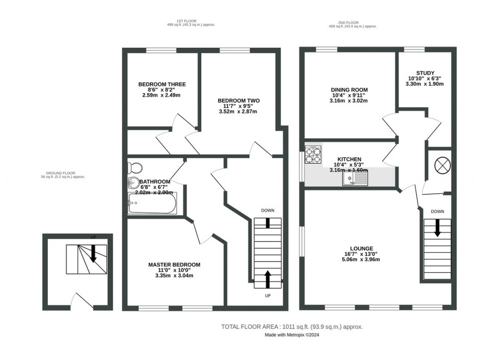Floorplans For High Street, Huntingdon