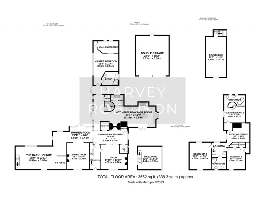 Floorplans For The Avenue, Leighton Bromswold