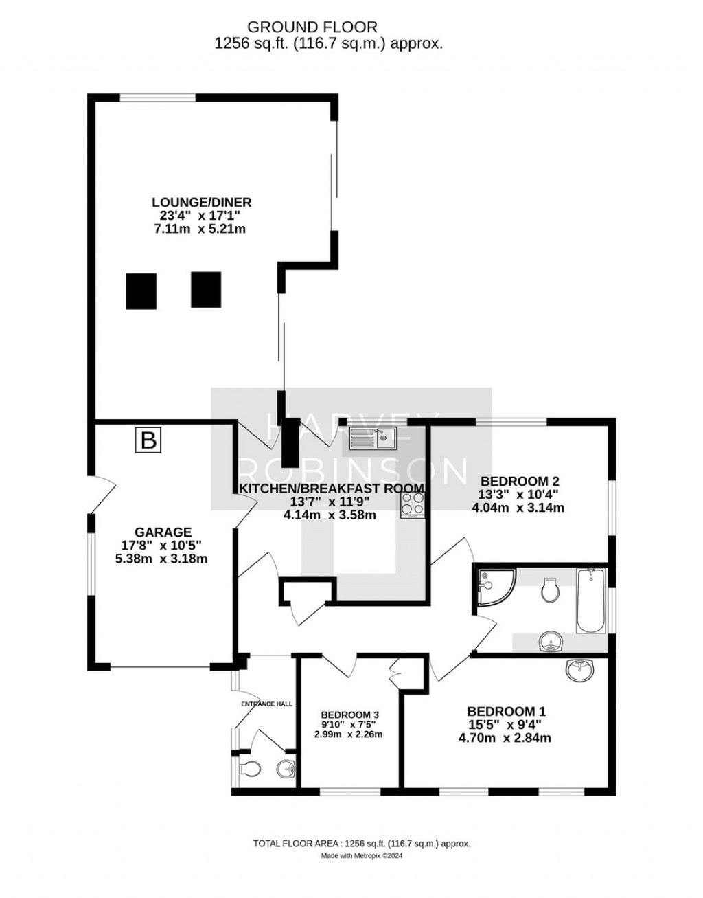 Floorplans For Culloden Close, Eaton Ford