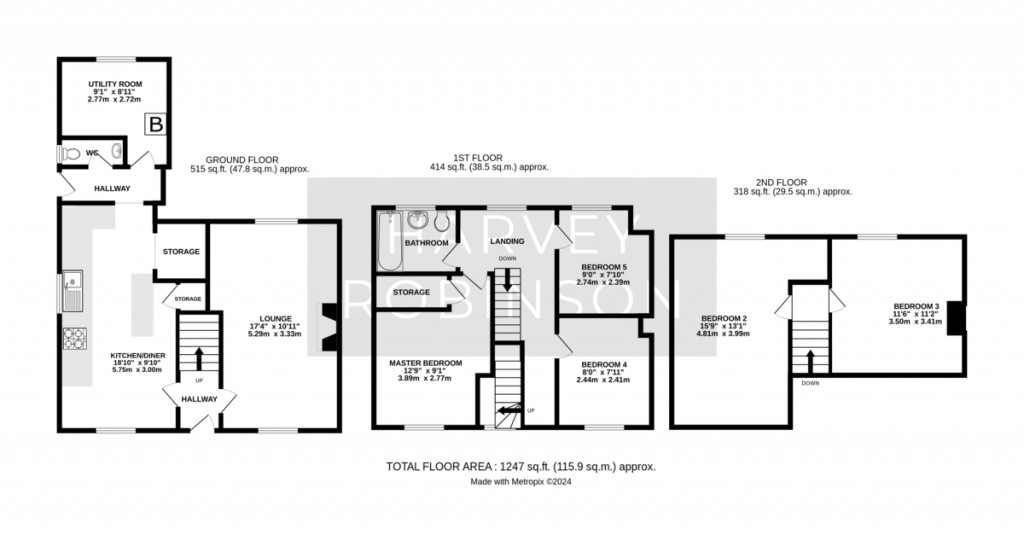 Floorplans For Ambury Hill, Huntingdon