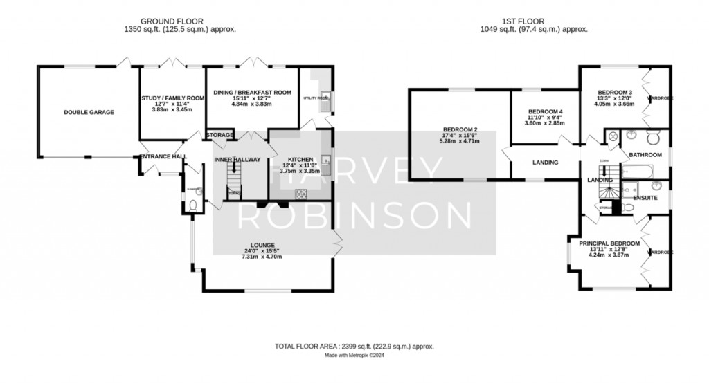 Floorplans For Lime Tree Drive, Dunton