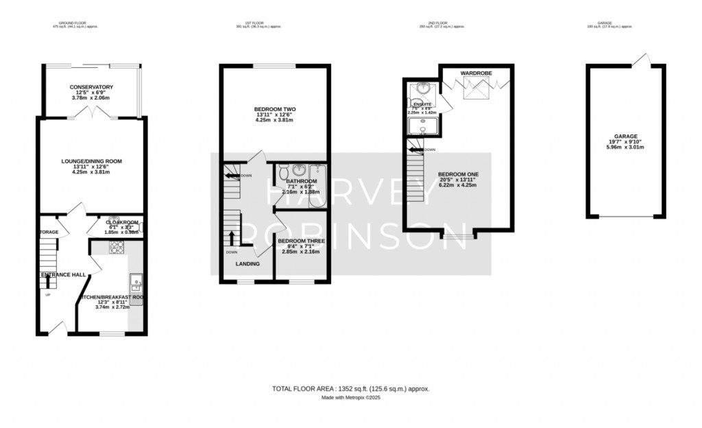 Floorplans For Tate Drive, Biggleswade
