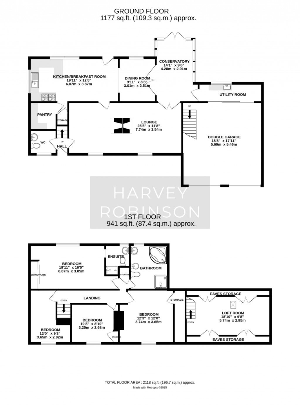 Floorplans For East Hatley, Sandy