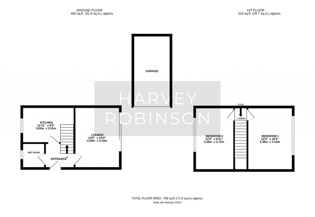 Floorplans For Burstellars, St. Ives