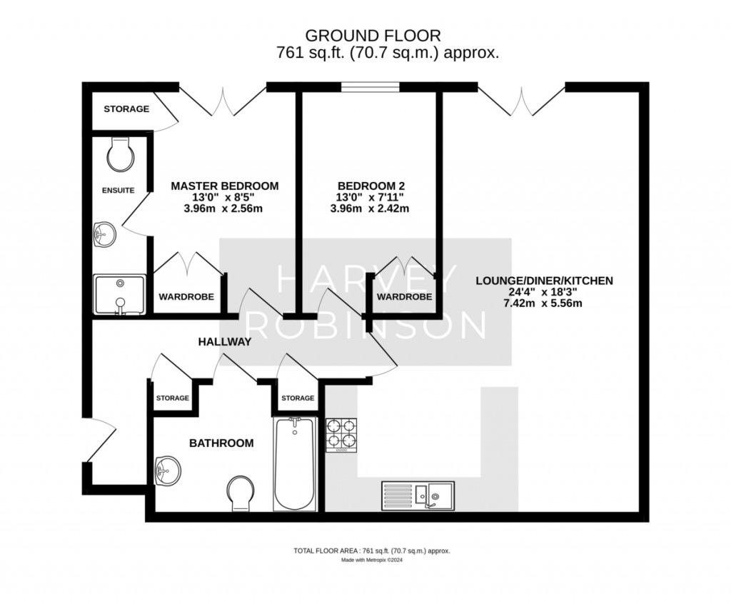 Floorplans For Skipper Way, Little Paxton