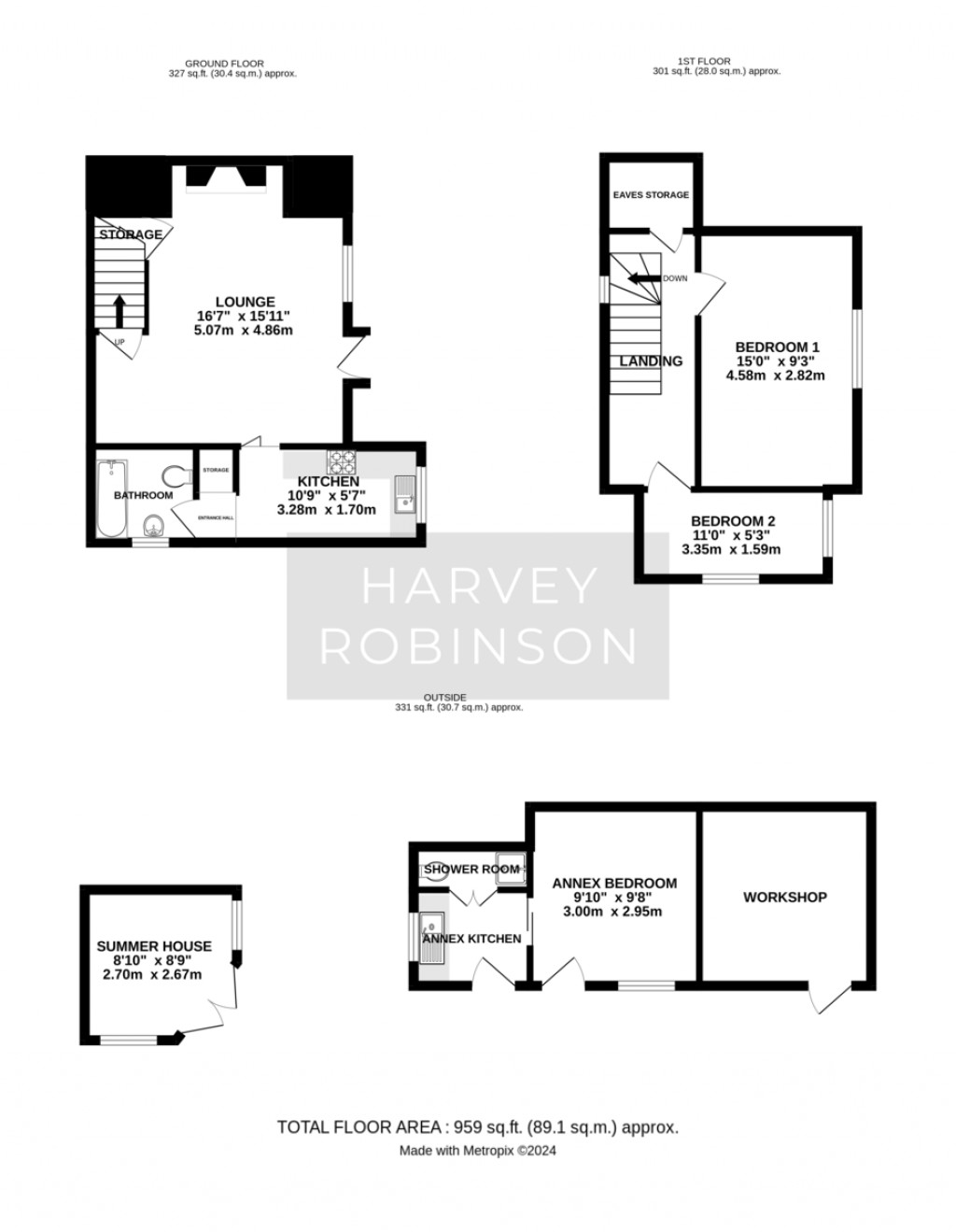 Floorplans For Silver Street, Great Barford