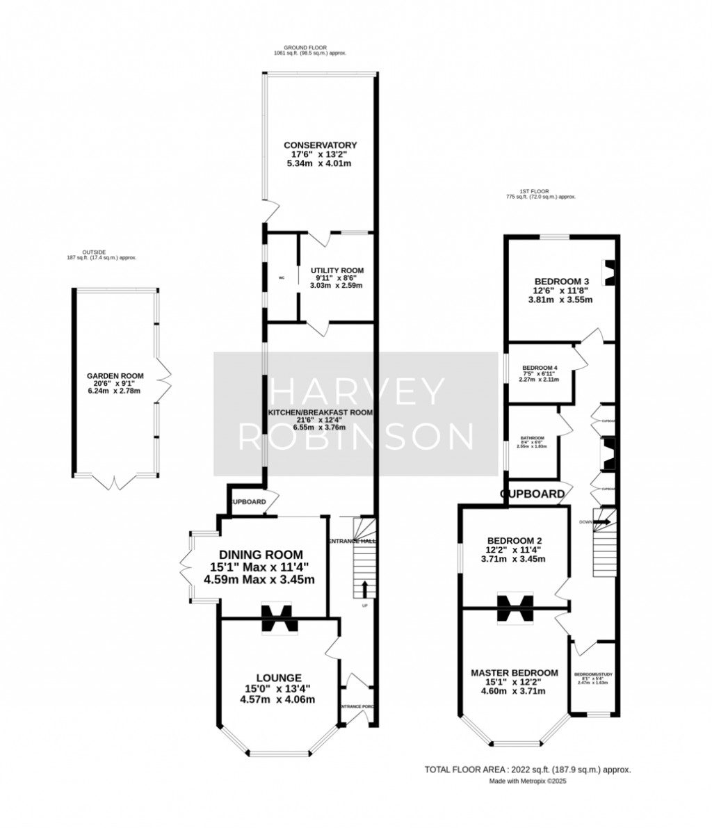 Floorplans For Avenue Road, St Neots