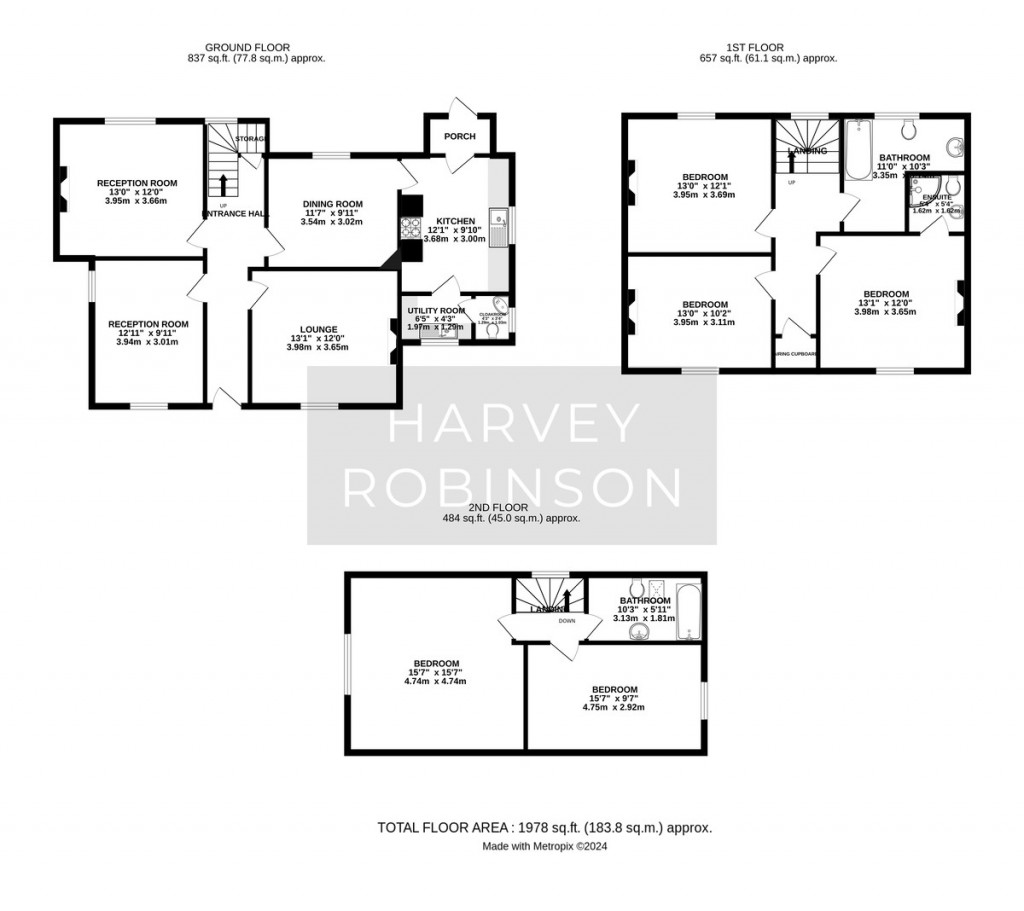 Floorplans For Station Road, Tempsford