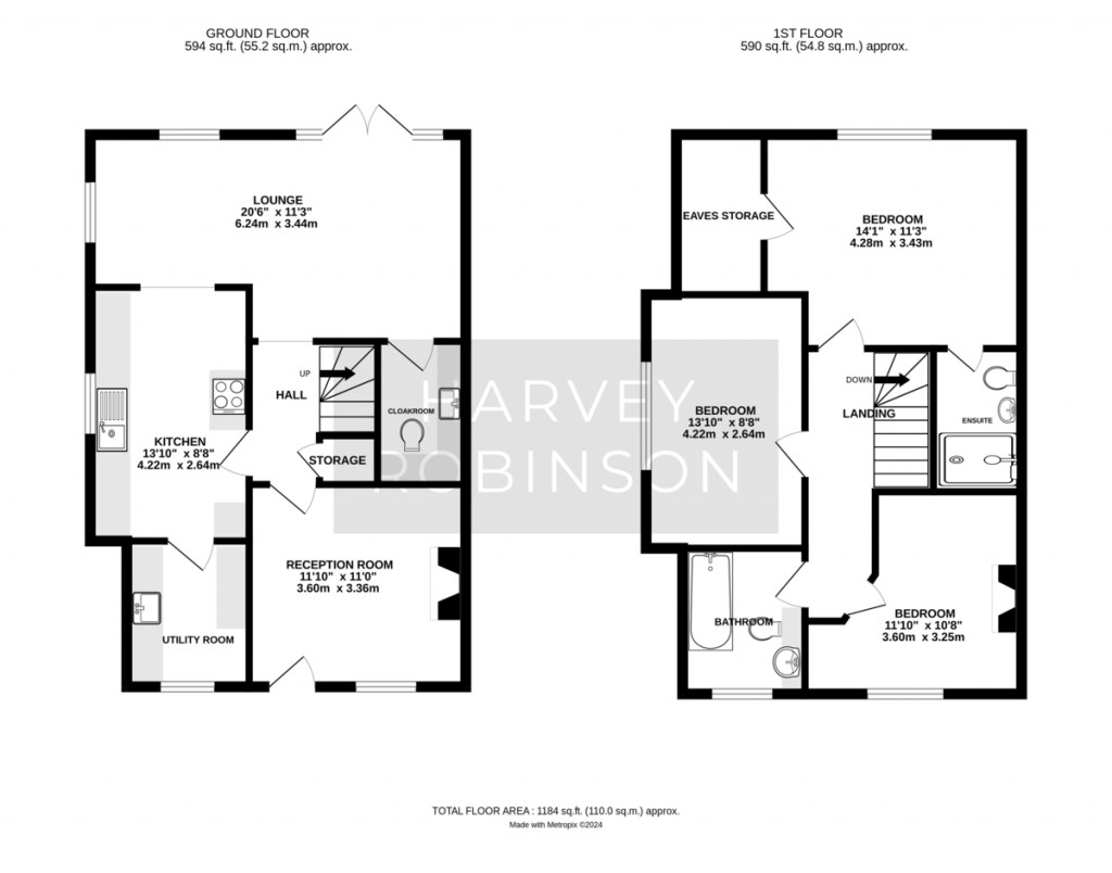 Floorplans For Chapel Street, Dunton