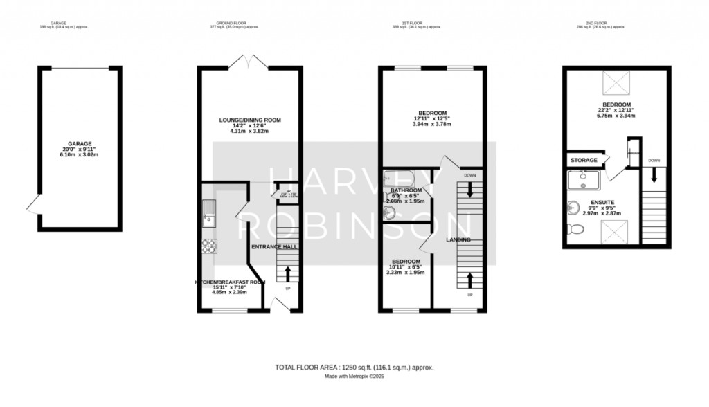 Floorplans For Planets Way, Biggleswade