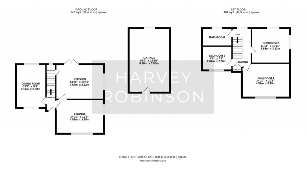 Floorplans For Old Church Lane, Colne