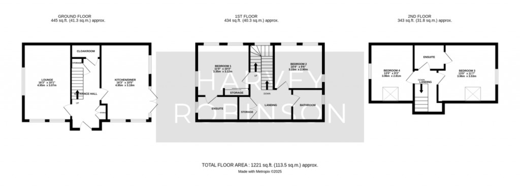 Floorplans For Anderson Drive, St. Ives