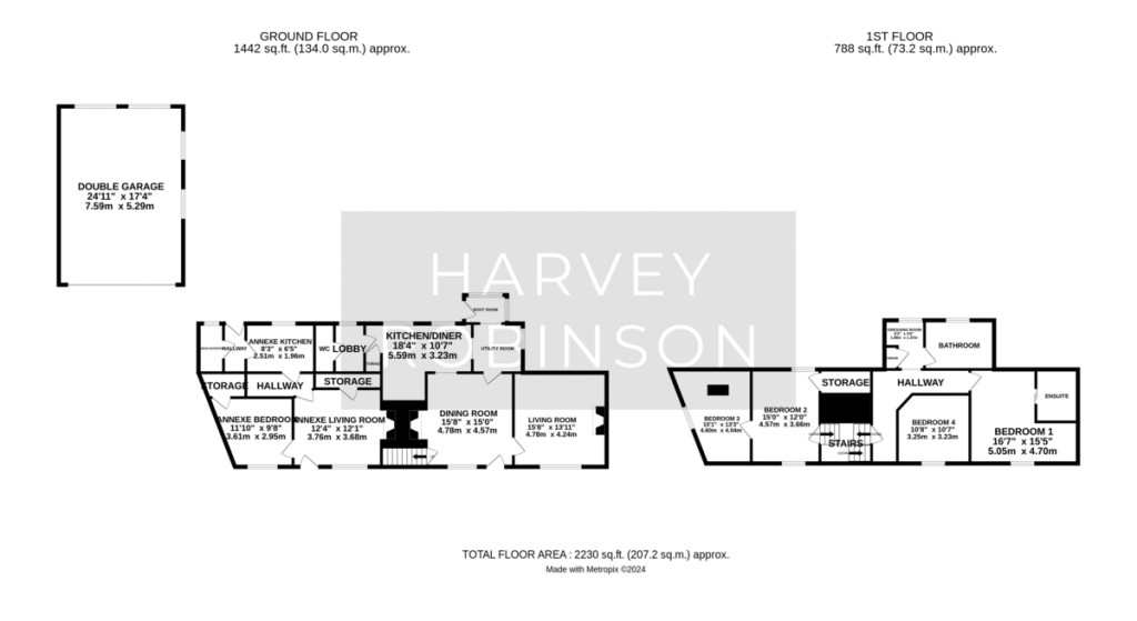 Floorplans For Honey Hill, Fenstanton