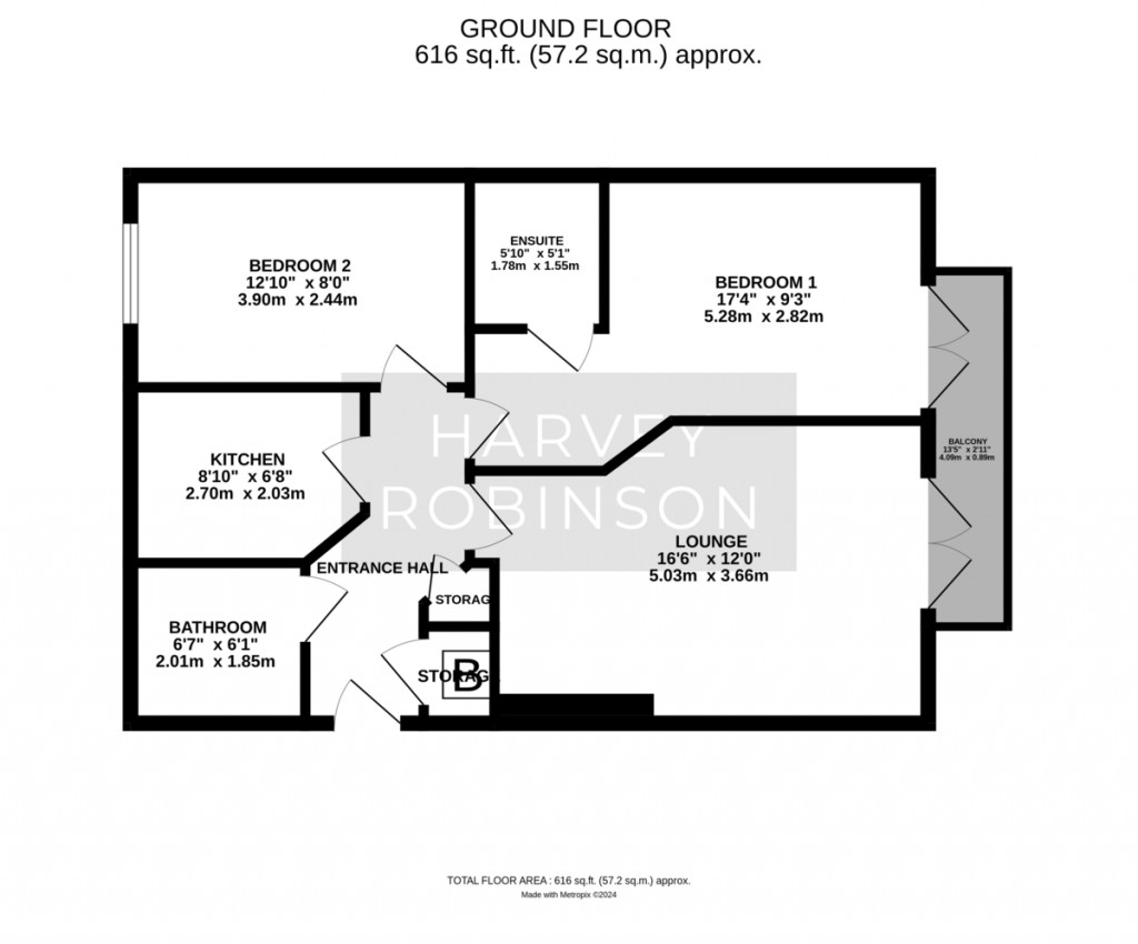 Floorplans For Linton Close, Eaton Socon
