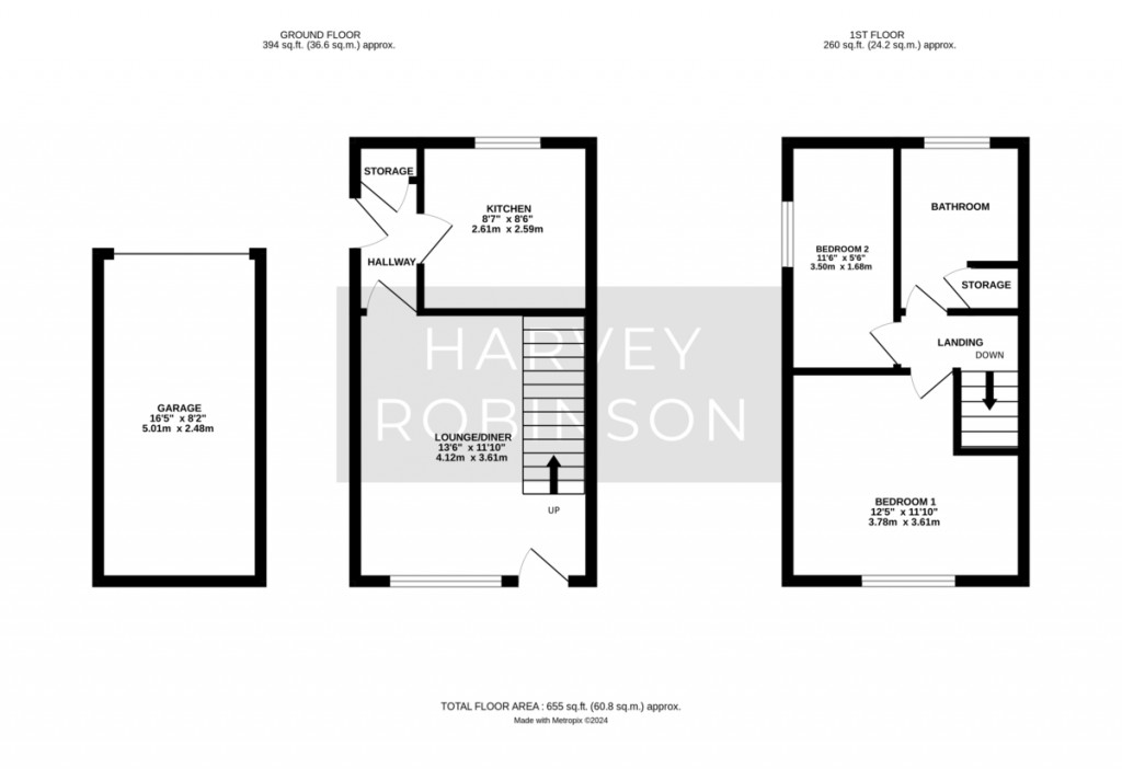 Floorplans For Vermuyden Way, Fen Drayton