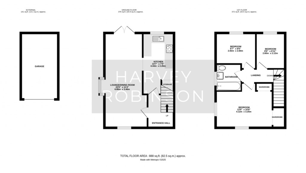 Floorplans For Lower Caldecote, Biggleswade