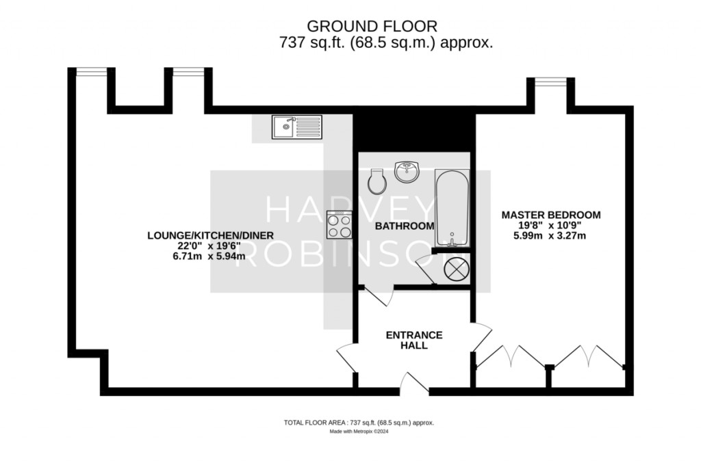 Floorplans For Bradbury Place, Huntingdon