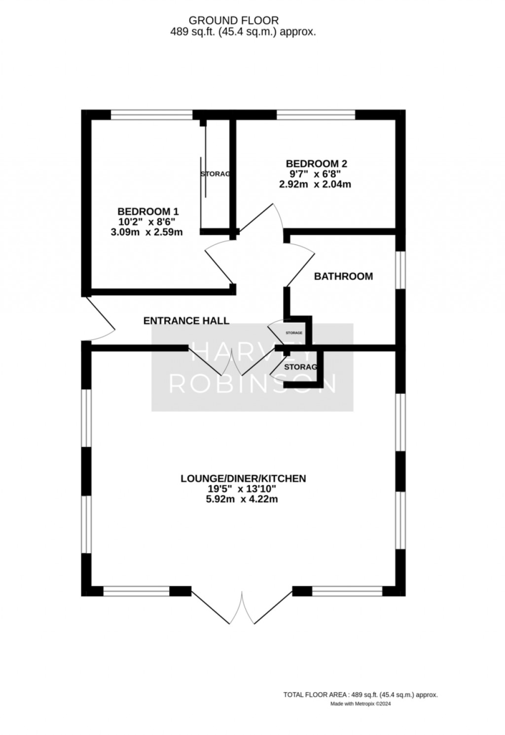 Floorplans For Banks End, Wyton