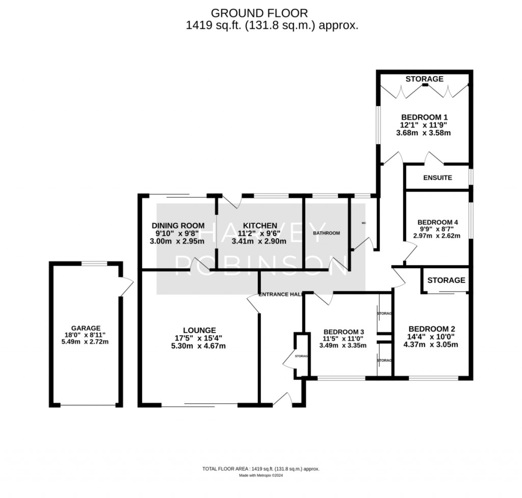 Floorplans For Feoffees Road, Somersham