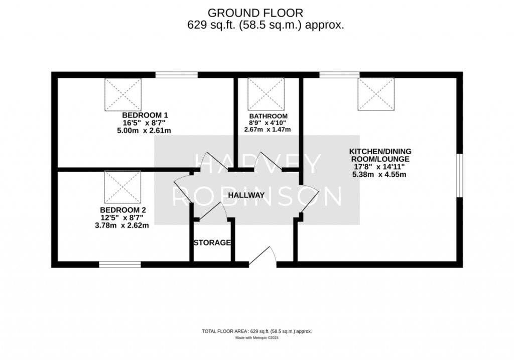 Floorplans For London Road, St. Ives