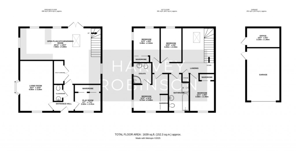 Floorplans For Carter Meadow, Biggleswade