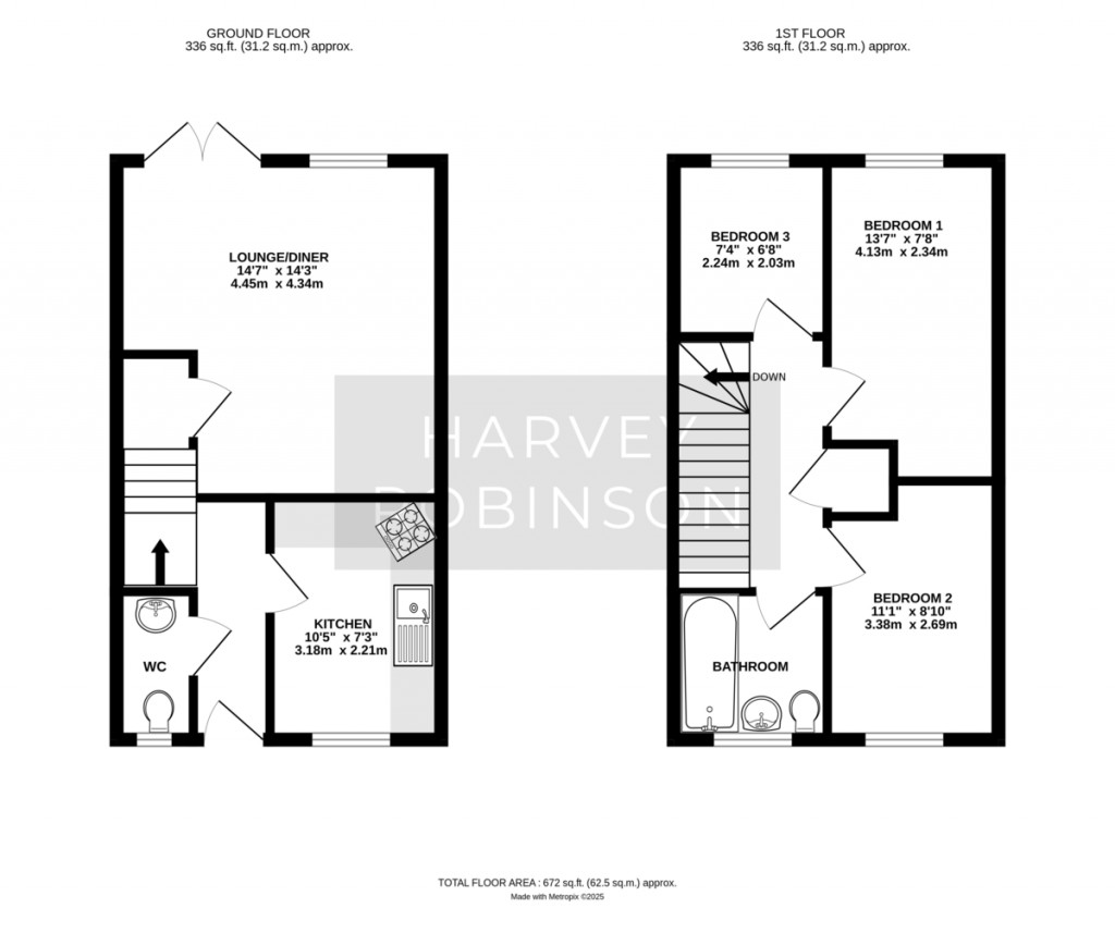 Floorplans For Crocus Close, Eynesbury