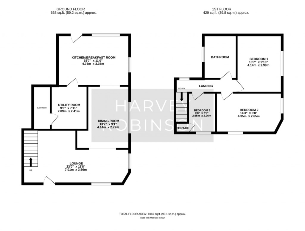 Floorplans For Rectory Lane, Somersham