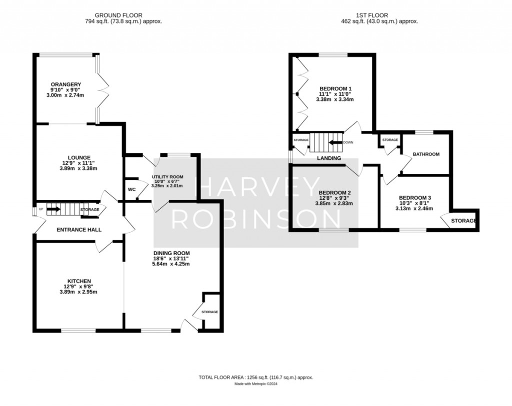 Floorplans For High Street, Colne