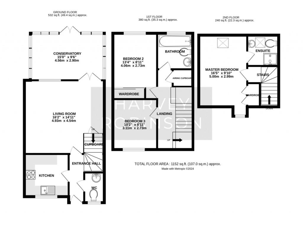 Floorplans For Whitney Close, Hartford