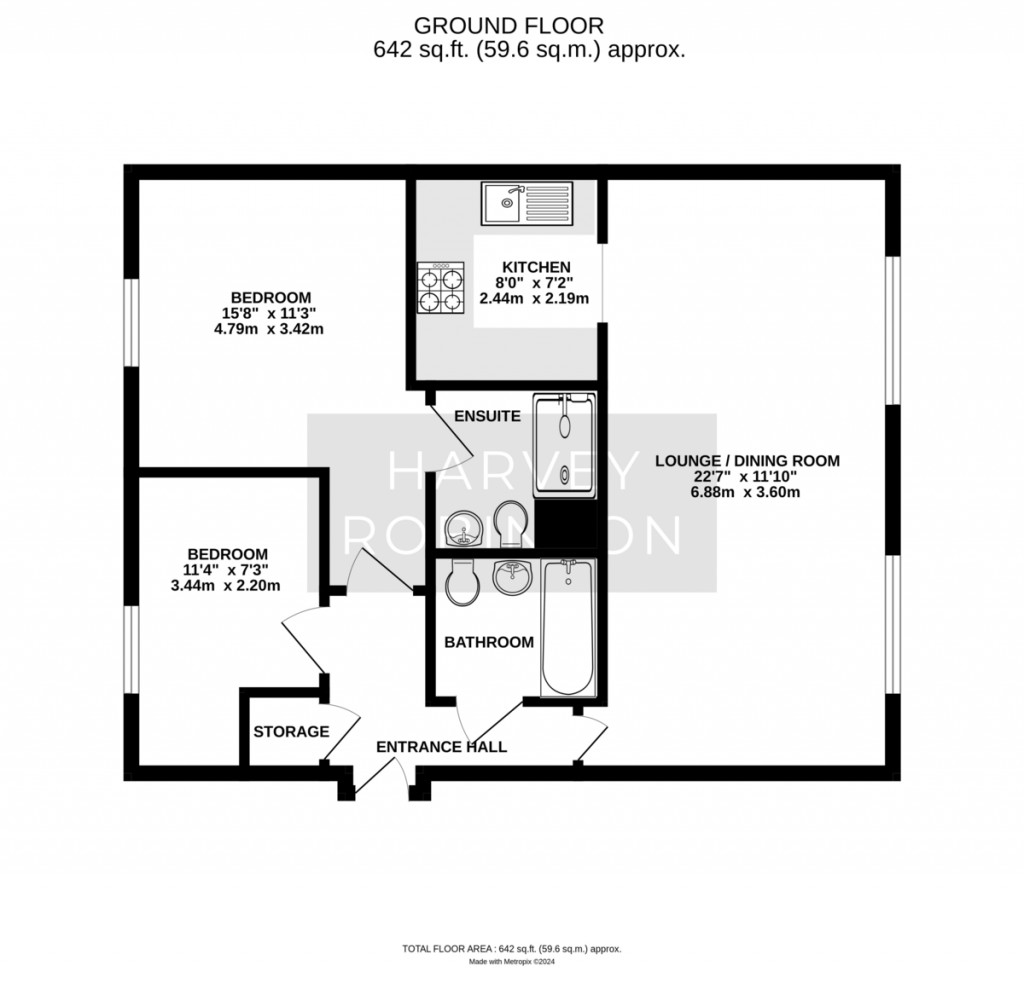 Floorplans For Venus Avenue, Biggleswade