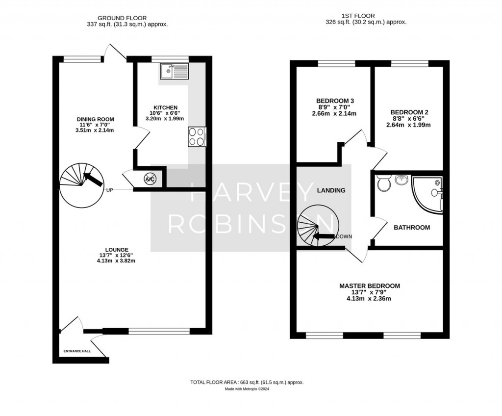 Floorplans For Kings Gardens, Huntingdon