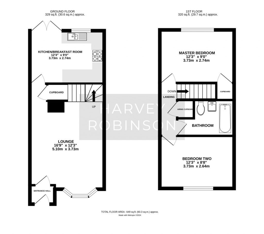 Floorplans For Haymans Way, Papworth Everard