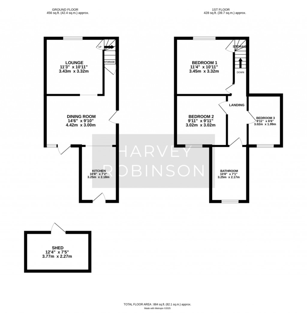 Floorplans For High Street, Swavesey