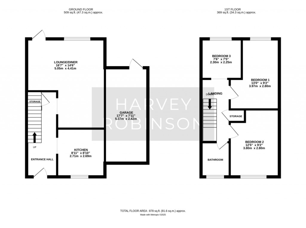 Floorplans For The Paddock, Somersham