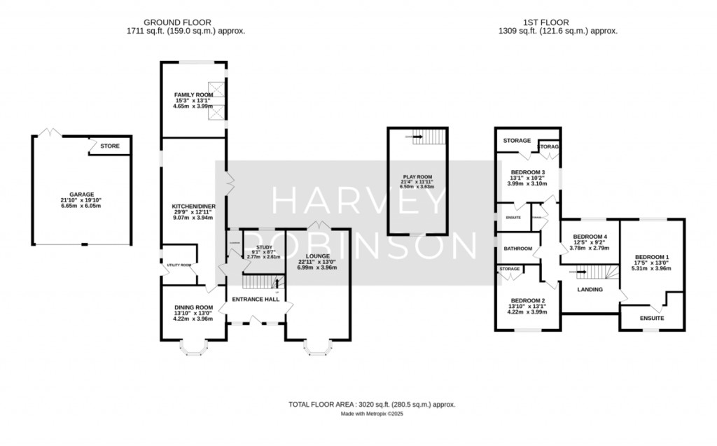 Floorplans For Bluntisham Road, Colne