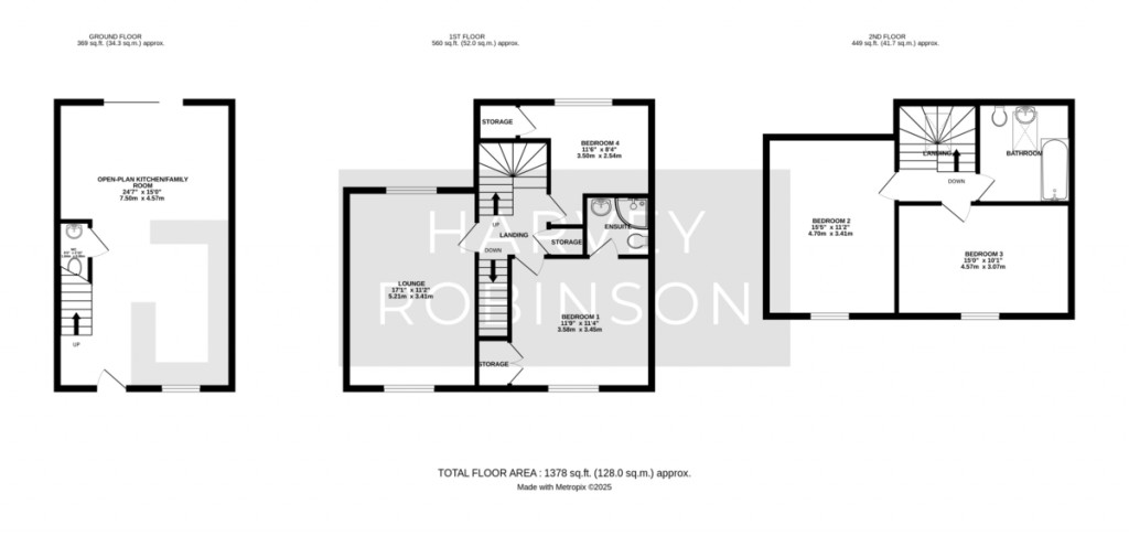 Floorplans For Bevington Way, Eynesbury