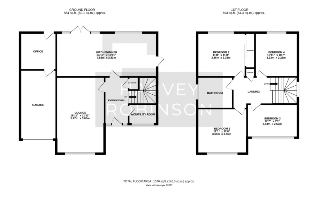 Floorplans For Heron Court, St. Neots