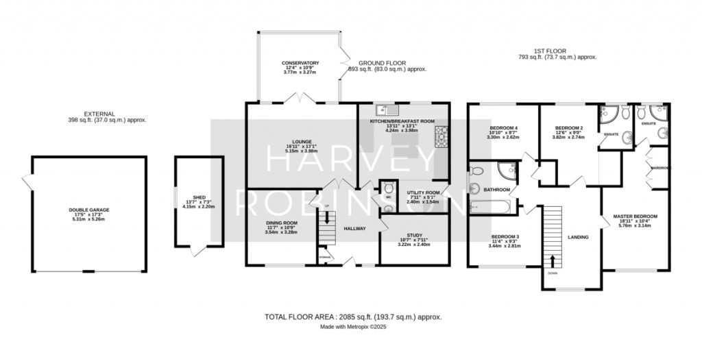 Floorplans For Pathfinder Way, Warboys