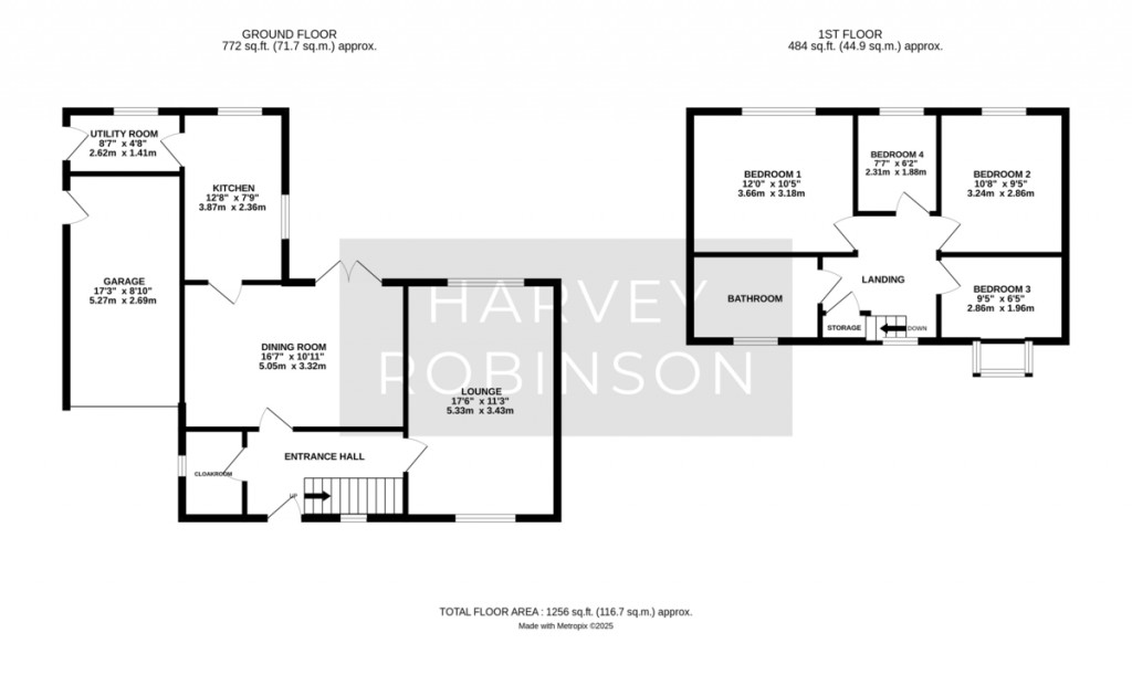 Floorplans For Rembrandt Way, St. Ives